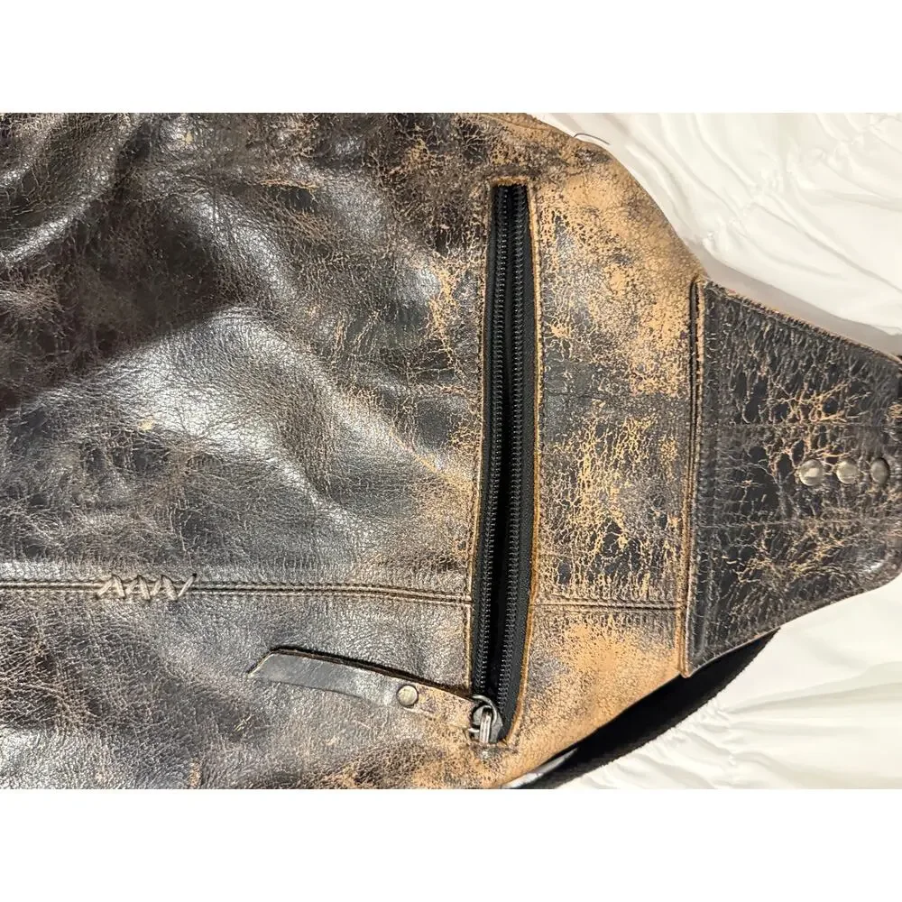 Bed Stu Boss Weathered Sling Crossbody Messenger Bag